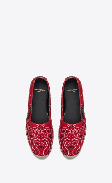 Espadrilles in bandana print canvas